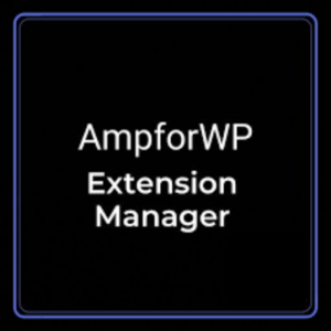 AMP Pro Extension Manager Plugin